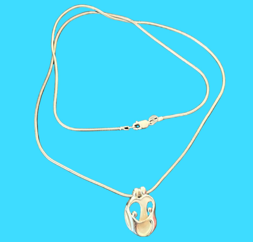 Sterling Family Pendant Necklace